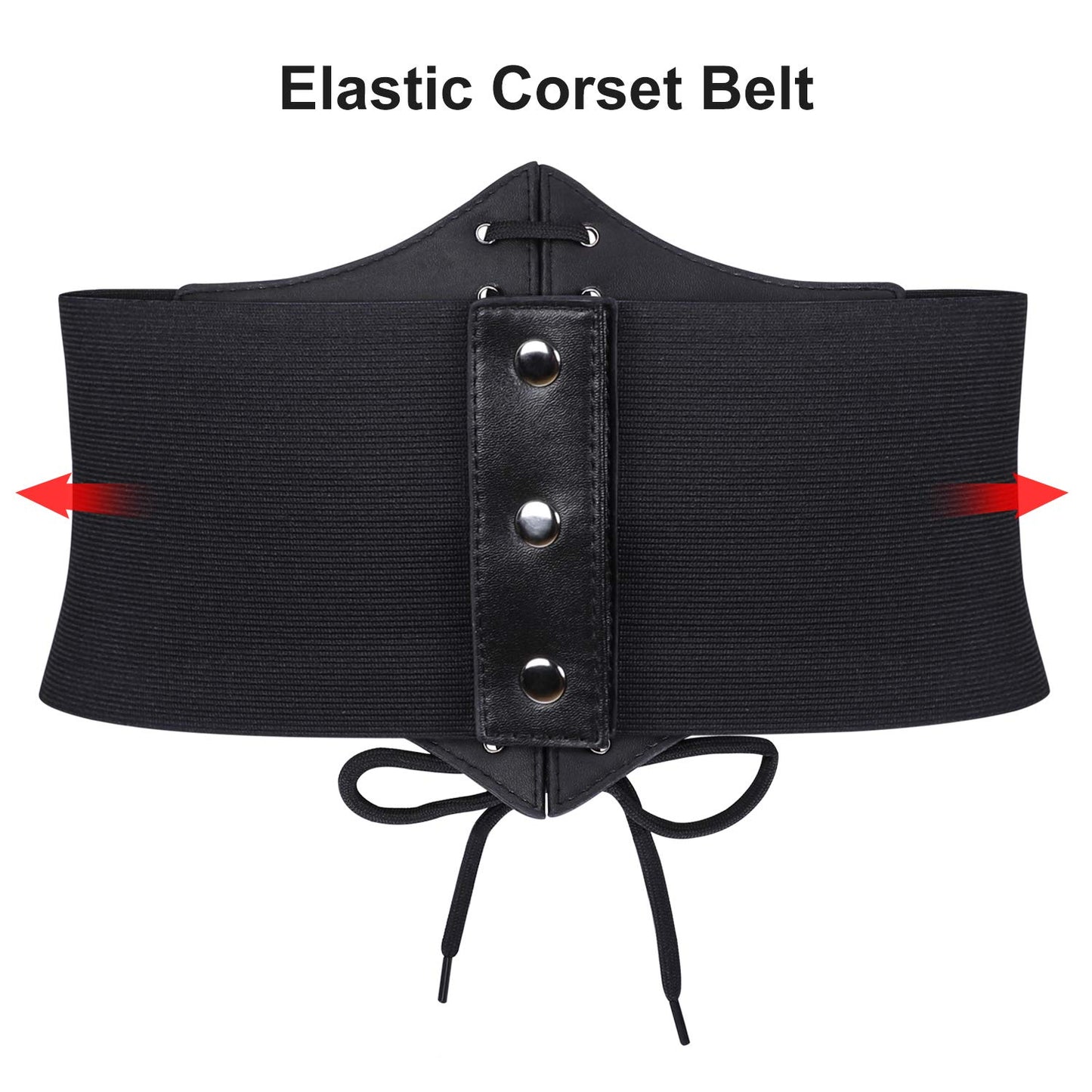 Avidlove Women Waspie Corset Belt Lace Up Waist Belt Leather